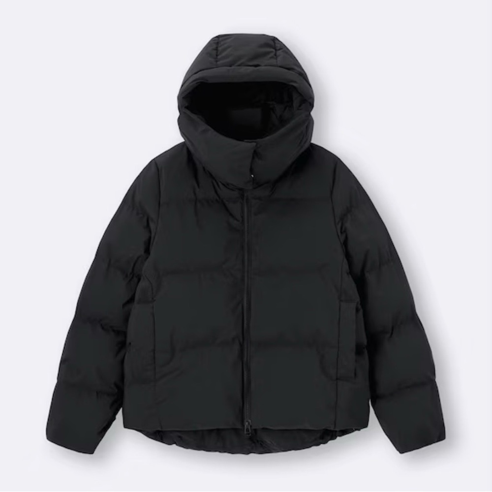 GU Women's Warm Padded Black Puffer Jacket size L